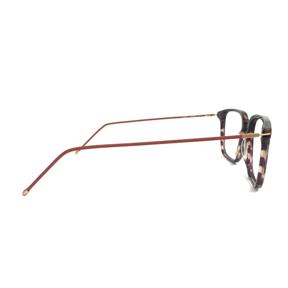 Bulova Eyeglasses Frame KENMORE BROWN Orange Oversized Square Full Rim 54-17-140